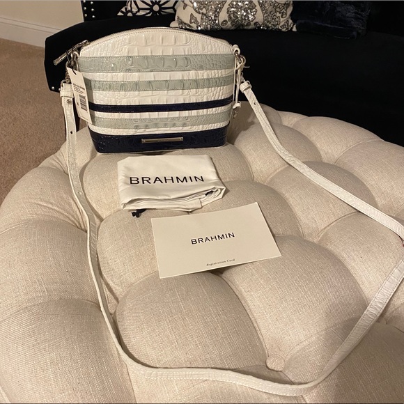 ✨SOLD✨SALE✨BRAHMIN NWT! RARE MELBOURNE LEATHER BAG - Picture 2 of 14